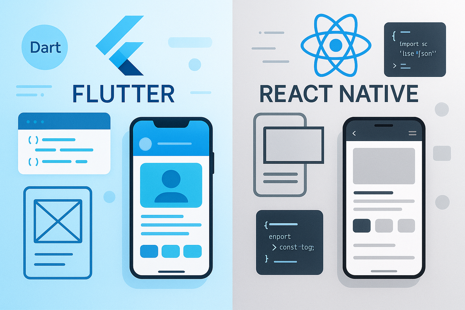 Flutter and React Native